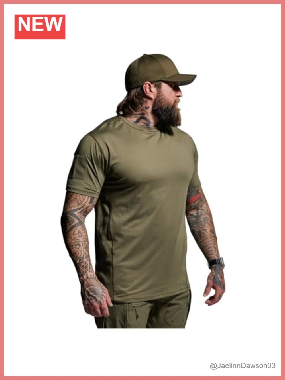 Men's Performance Short Sleeve Tactical Workout Shirt 4-Way Stretch Quick Dry